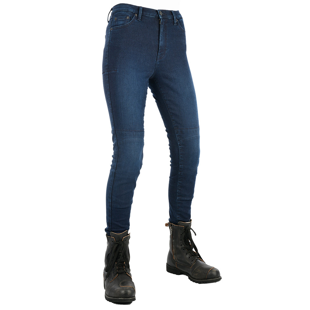 Oxford Original Approved Ladies Jegging Indigo - ThrottleChimp