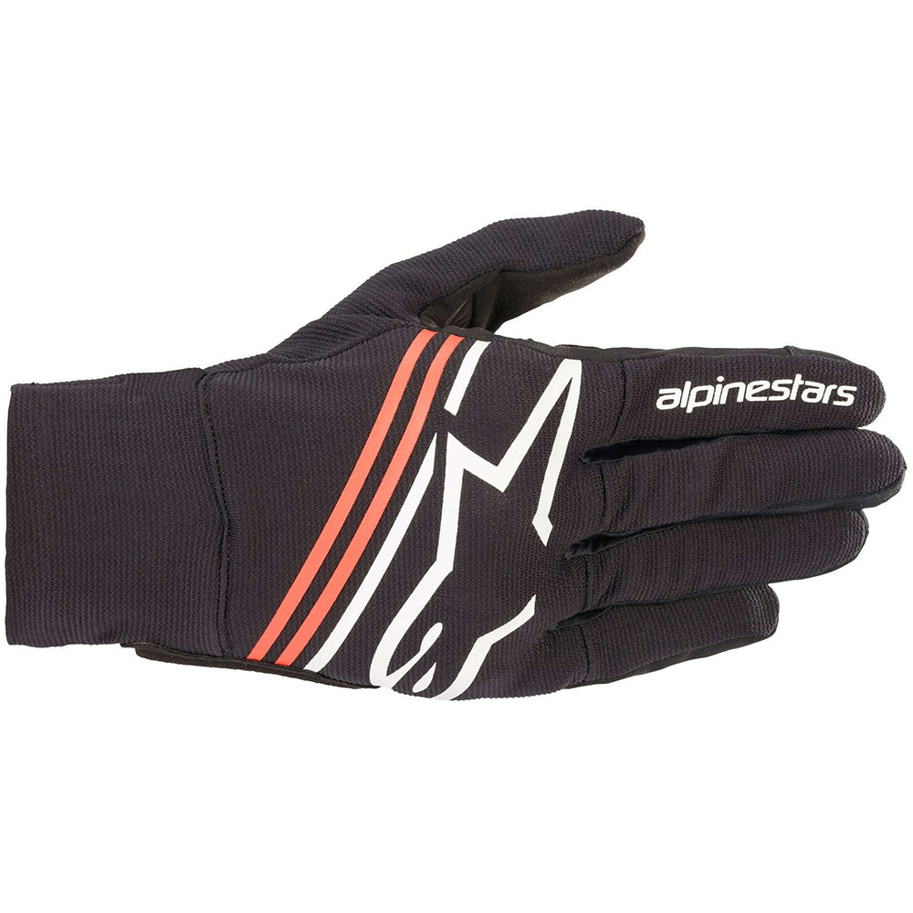 Alpinestars Reef Gloves Black / White / Red - ThrottleChimp