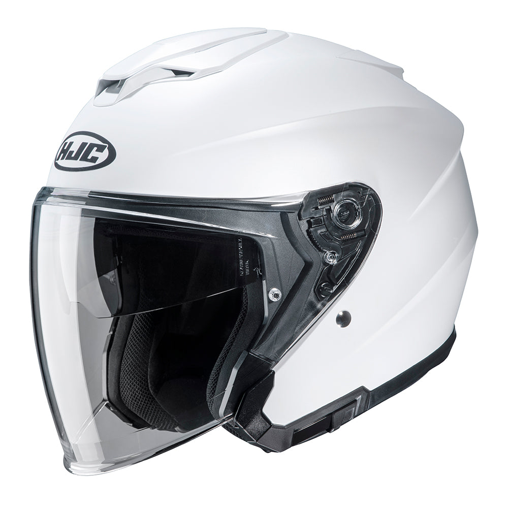 HJC I30 Open Face Helmet Gloss White - ThrottleChimp