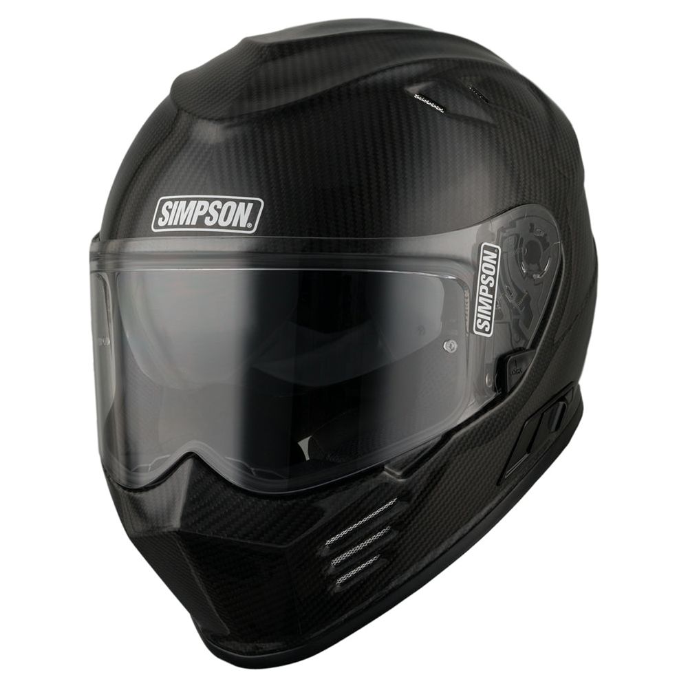 Simpson Venom Full Face Helmet Carbon - ThrottleChimp