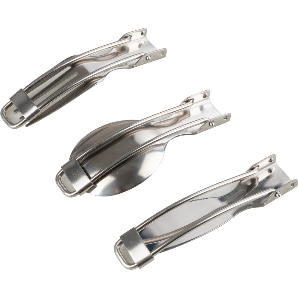 Oxford Camping Cutlery Silver (Image 4) - ThrottleChimp