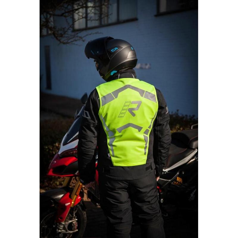 Rukka Vis Vest Fluo Yellow (Image 6) - ThrottleChimp