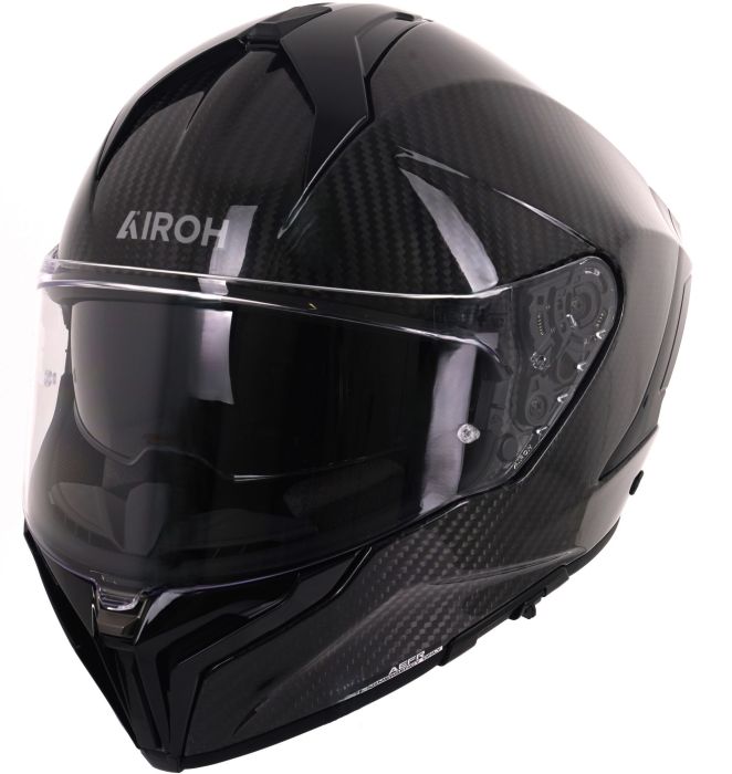 Airoh Matryx Full Face Helmet Gloss Carbon FREE 1 YEAR Returns, FREE UK Delivery | ThrottleChimp