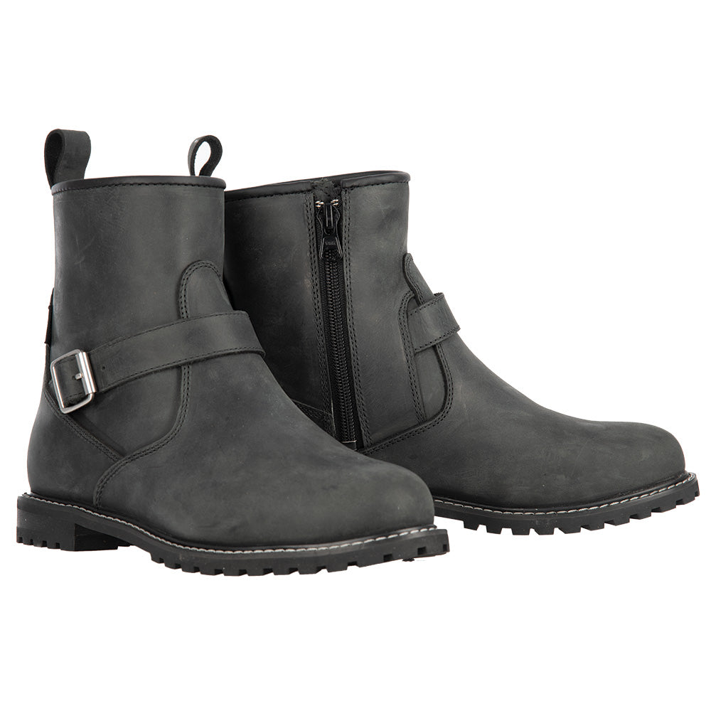 Oxford Sofia Ladies Boots Charcoal - ThrottleChimp