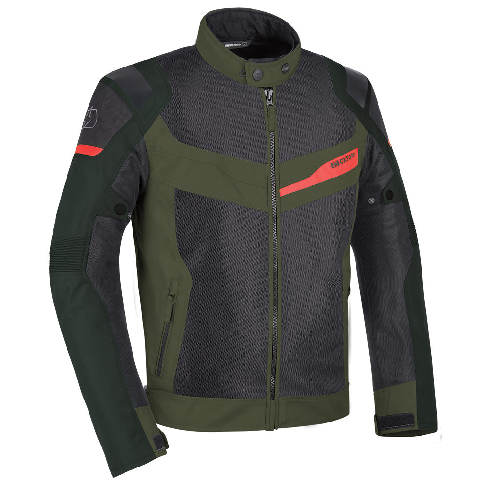 Oxford Dakar Dry2Dry Air Textile Jacket Green - ThrottleChimp