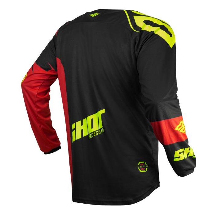 Shot Devo MX Jersey Ventury Red / Neon Yellow (Image 2) - ThrottleChimp