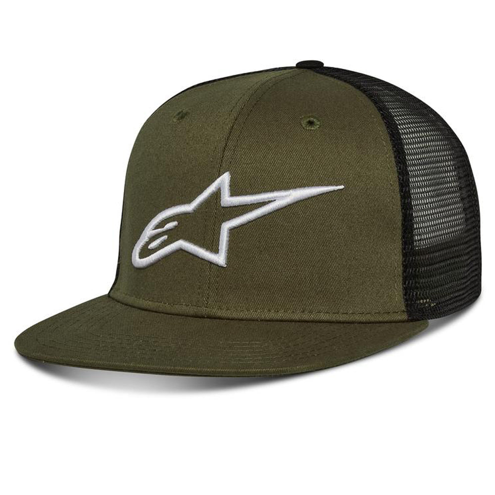 Alpinestars Corp Trucker Cap Military / Black - ThrottleChimp