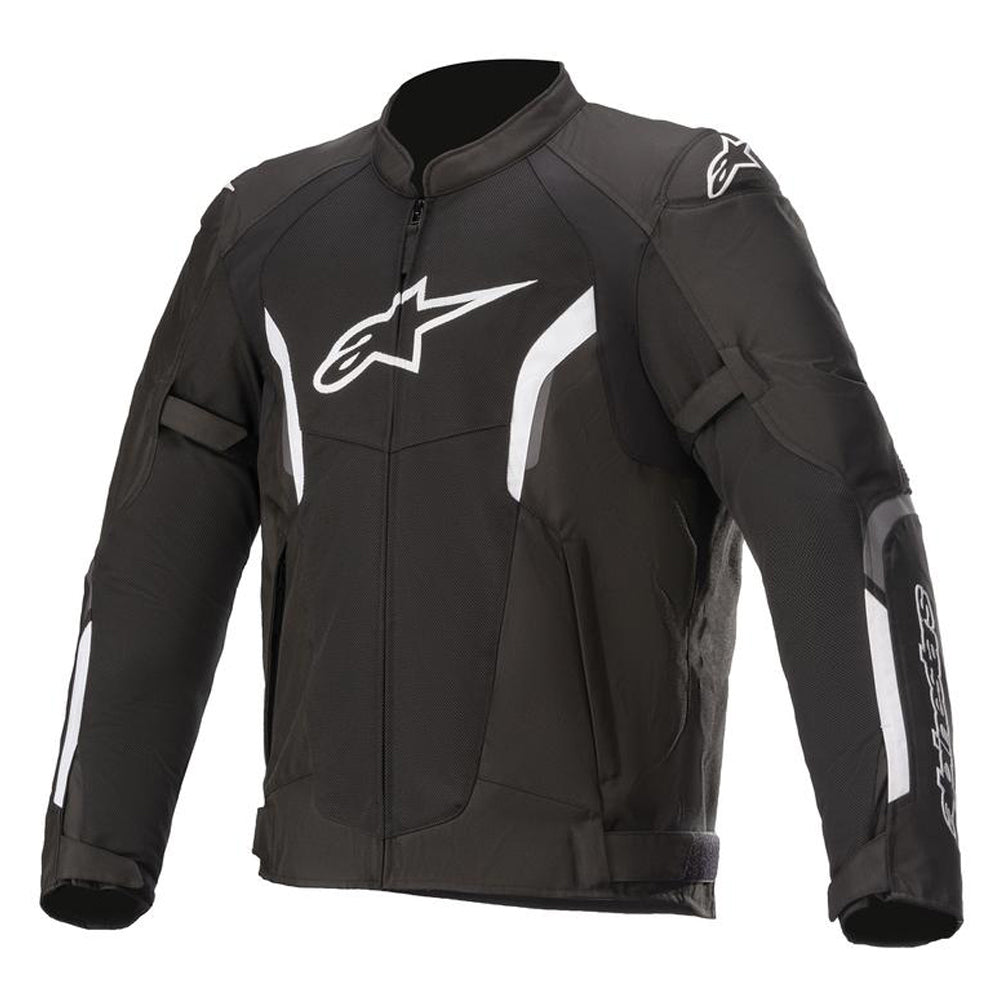 Alpinestars AST Air V2 Textile Jacket Black / White - ThrottleChimp