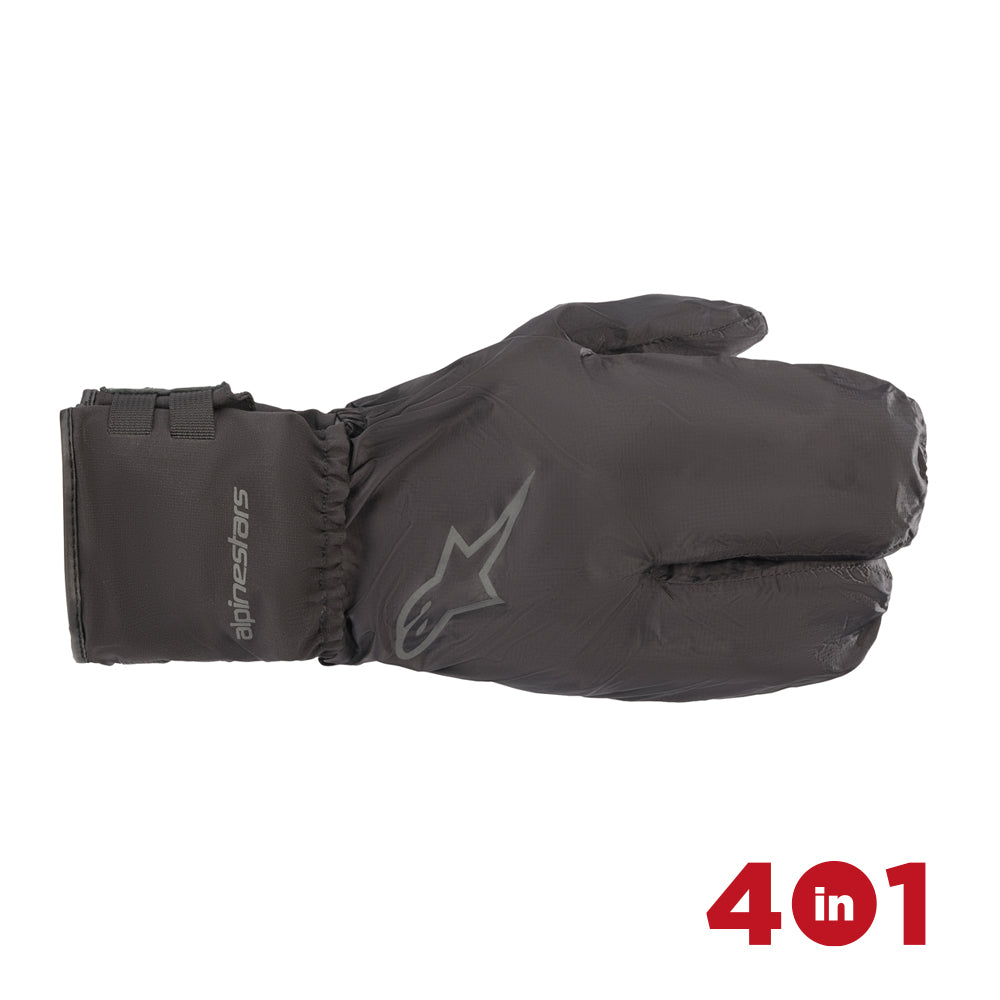 Alpinestars 365 Water Resistant 4 in 1 Gloves Black (Image 3) - ThrottleChimp