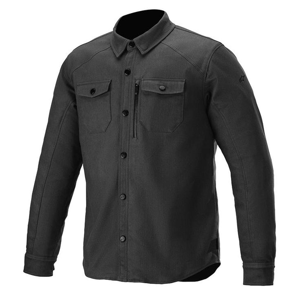 Alpinestars Newman Overshirt Black - ThrottleChimp