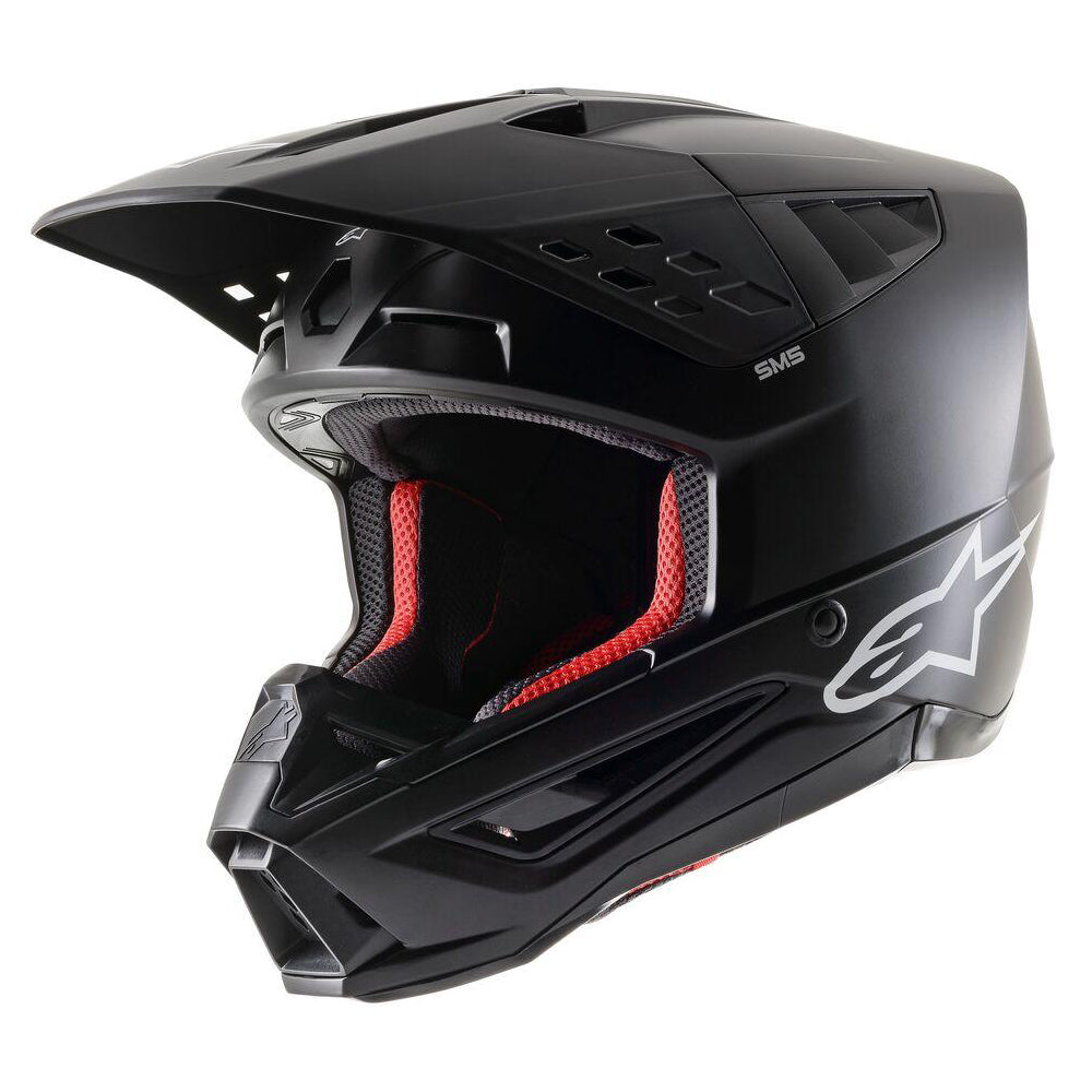 Alpinestars S-M5 Solid ECE Motocross Helmet Matt Black - ThrottleChimp