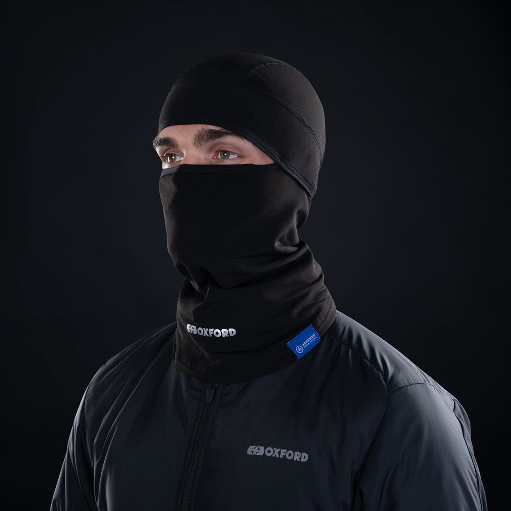 Oxford Advanced Warmdry Balaclava Black FREE 1 YEAR Returns, FREE UK Delivery | ThrottleChimp