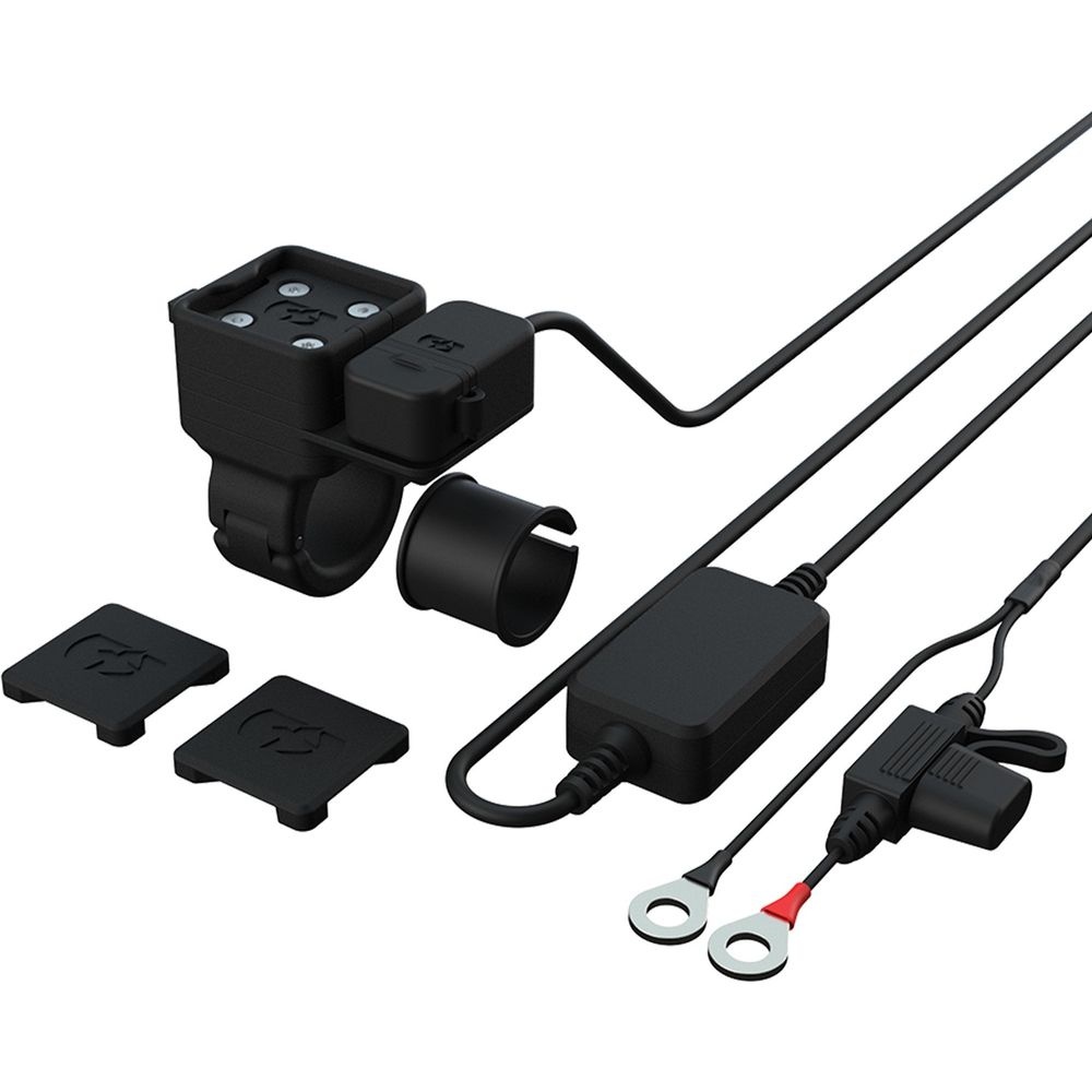 Oxford CLIQR USB Type C Handlebar Mount Kit Black (Image 2) - ThrottleChimp