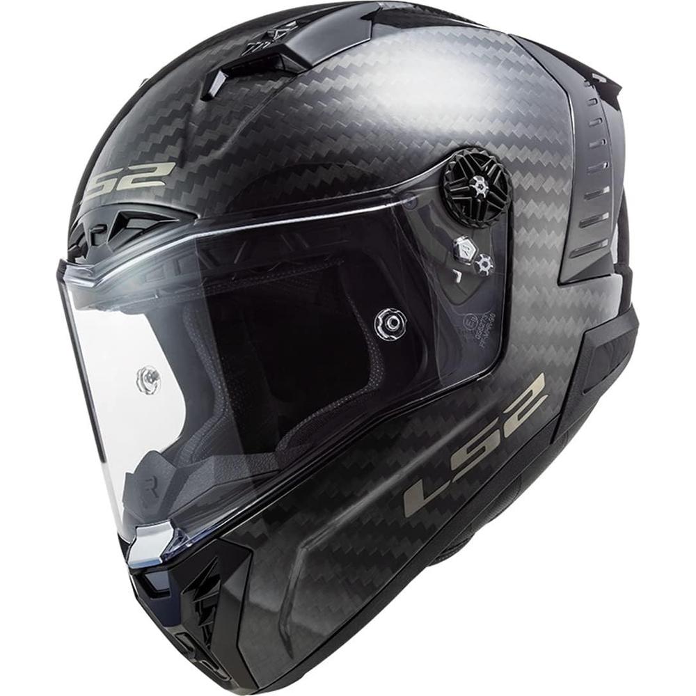 LS2 FF805 Thunder Carbon ECE 22.06 Full Face Helmet Gloss Carbon (Image 3) - ThrottleChimp