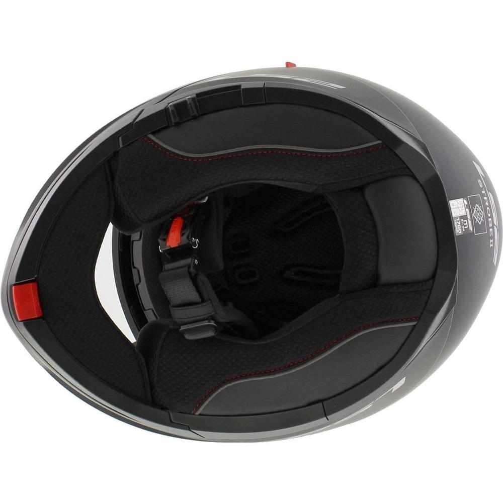 LS2 FF908 Strobe 2 ECE 22.06 Flip-Up Helmet Matt Titanium (Image 3) - ThrottleChimp