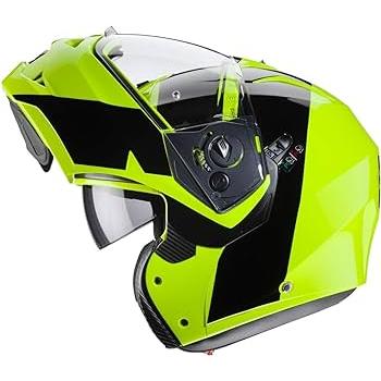 Caberg Duke 2 Impact Flip-Up Helmet Fluo Yellow / Black (Image 3) - ThrottleChimp