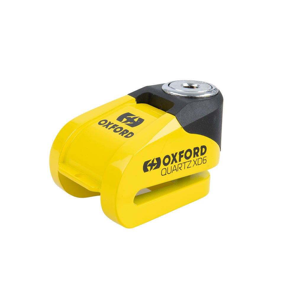 Oxford Quartz XD6 Disc Lock Yellow / Black - 6mm x 0.9m - ThrottleChimp