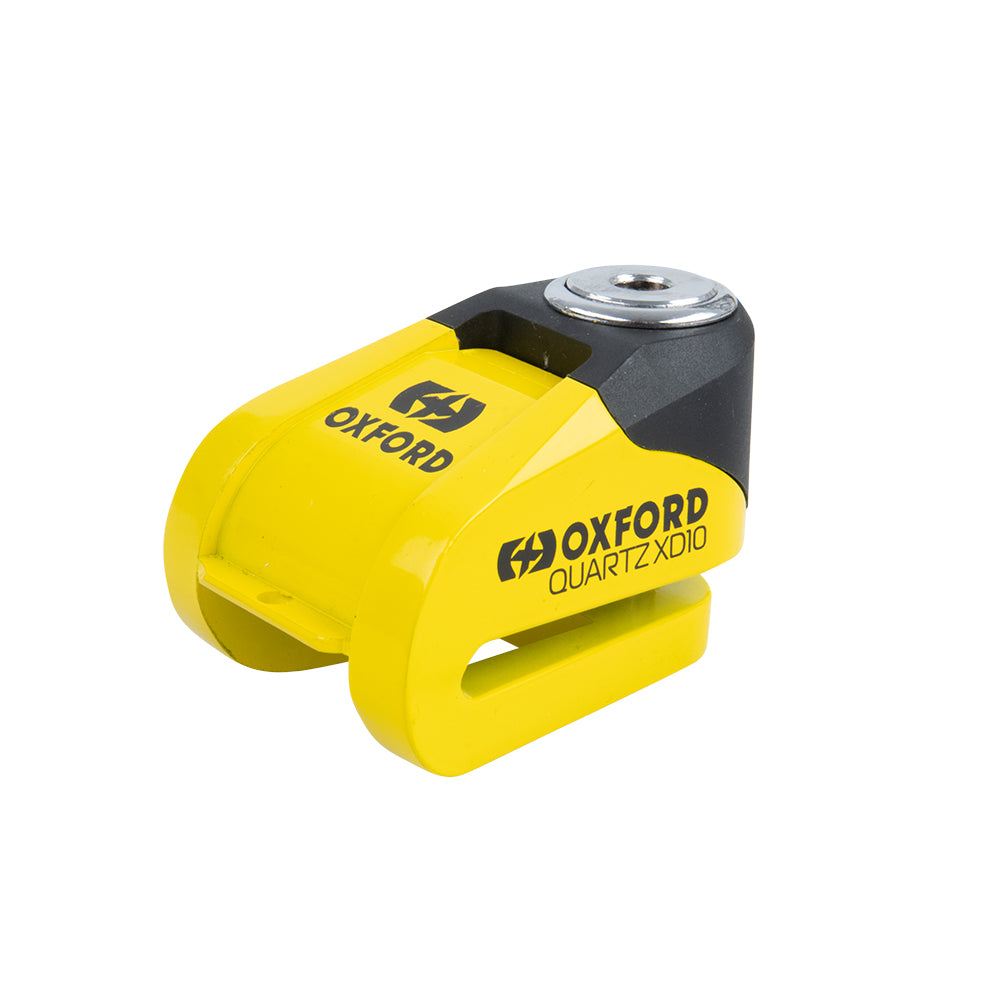 Oxford Quartz XD10 Disc Lock Yellow / Black - ThrottleChimp