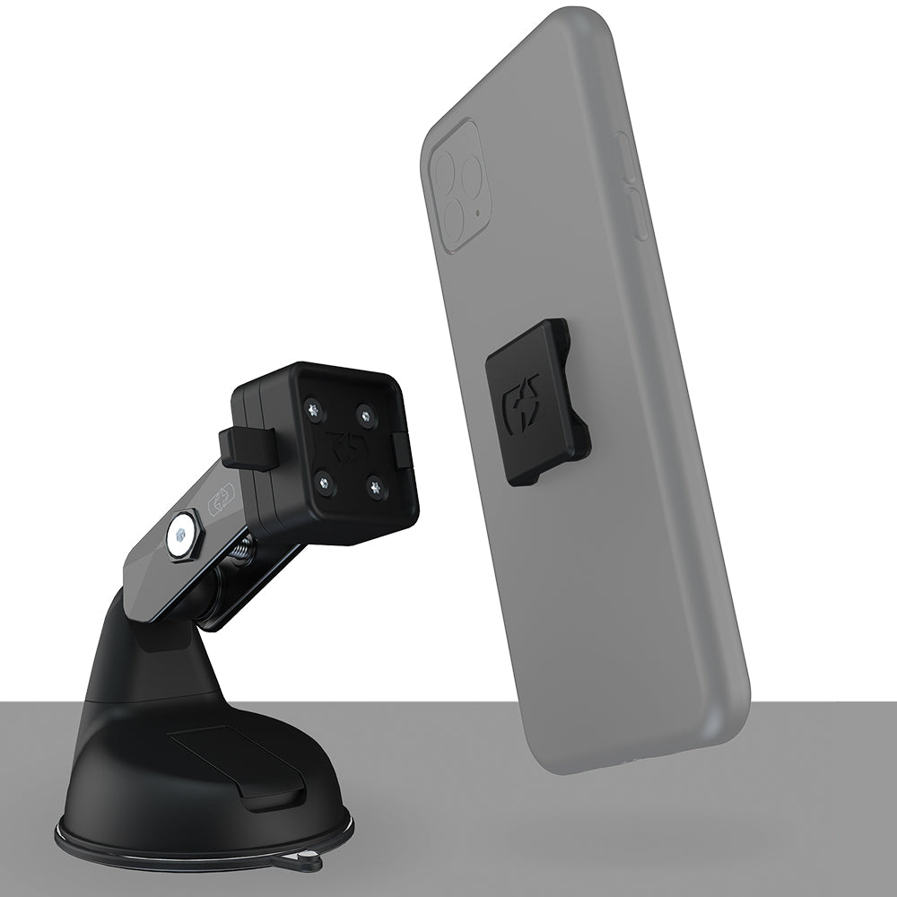 Oxford CLIQR Suction Mount Black For Electronic Devices - ThrottleChimp