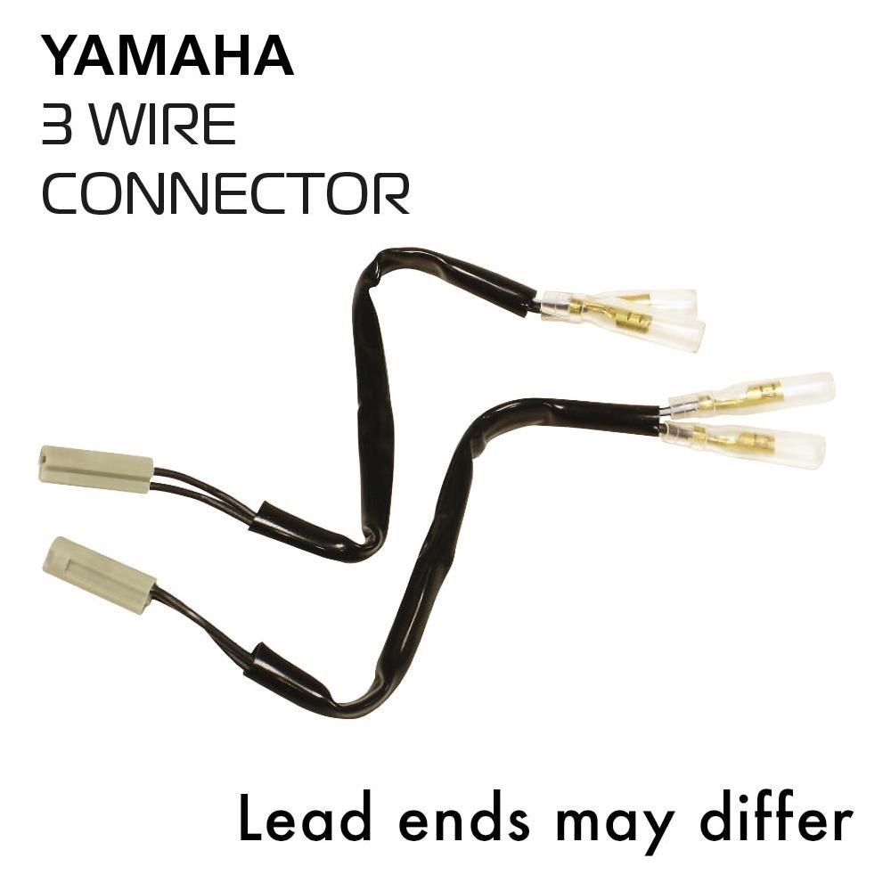 Oxford 3 Wire Connector Indicator Lead With Day Light Feature For Yamaha - Pack Of 2 - ThrottleChimp