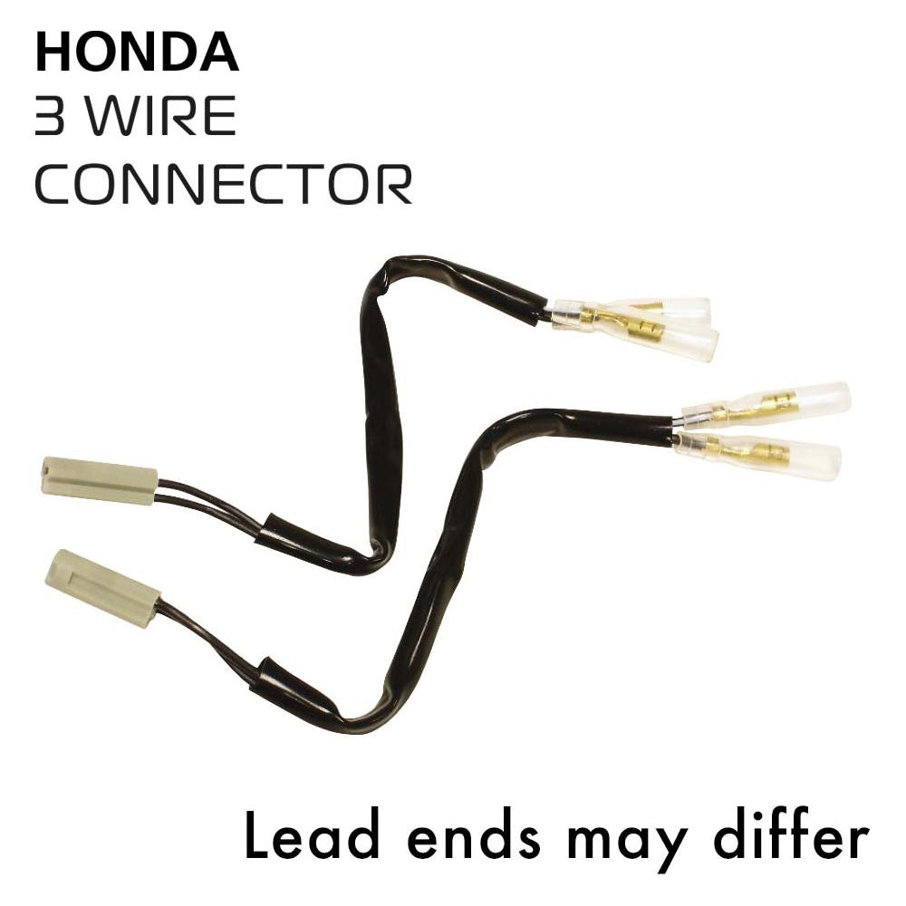 Oxford 3 Wire Connector Indicator Lead For Honda - Pack Of 2 - ThrottleChimp