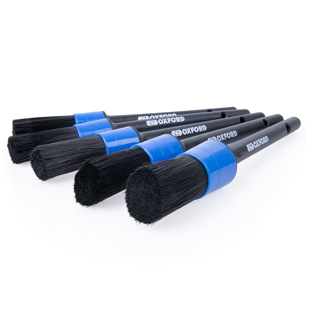 Oxford Detailing Brush Black - Pack Of 5 - ThrottleChimp