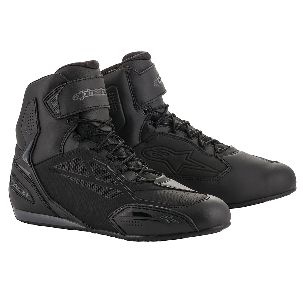 Alpinestars Faster-3 Drystar Shoes Black / Cool Grey - ThrottleChimp