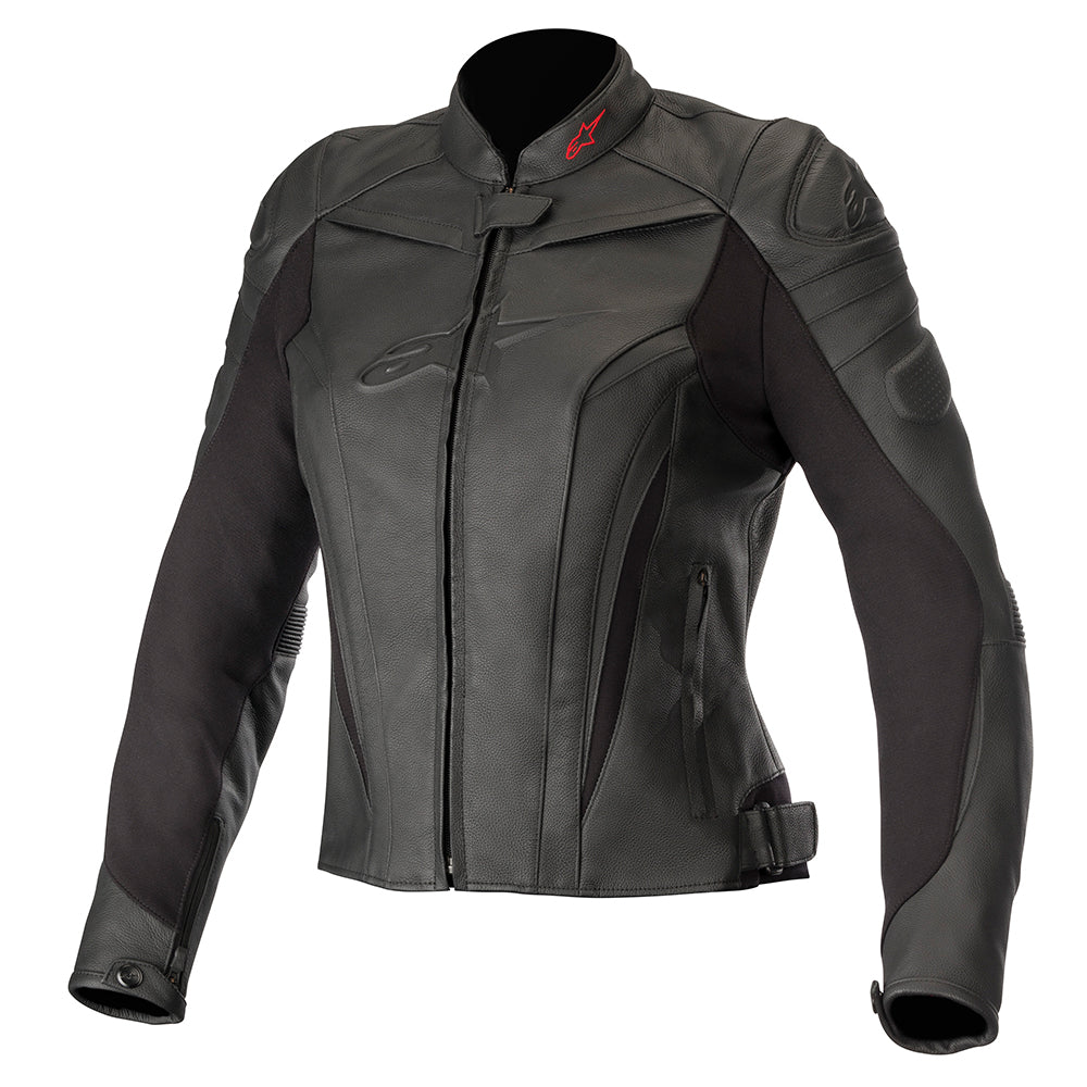 Alpinestars Stella GP Plus R V3 Ladies Leather Jacket Black / Black - ThrottleChimp