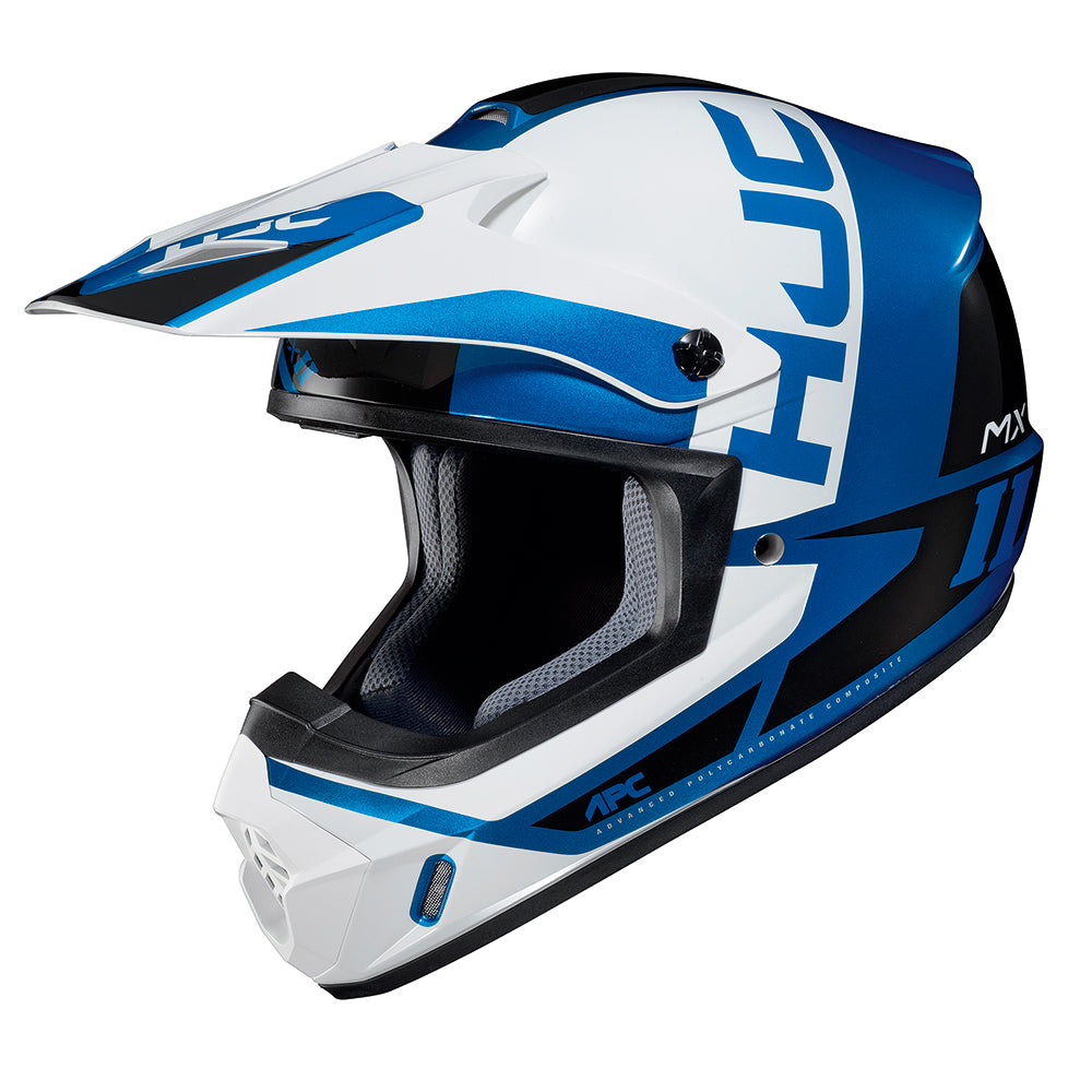 HJC CS-MX 2 Creed Motocross Helmet MC2 Blue - ThrottleChimp