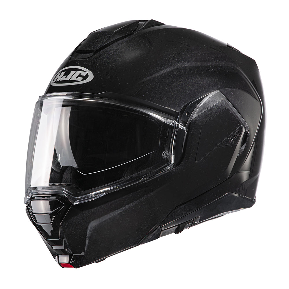 HJC I100 Flip-Up Helmet Metal Black - ThrottleChimp