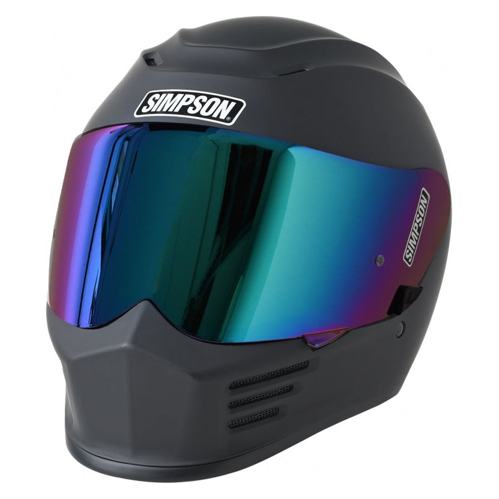 Simpson Speed Full Face Helmet Matt Black - ThrottleChimp