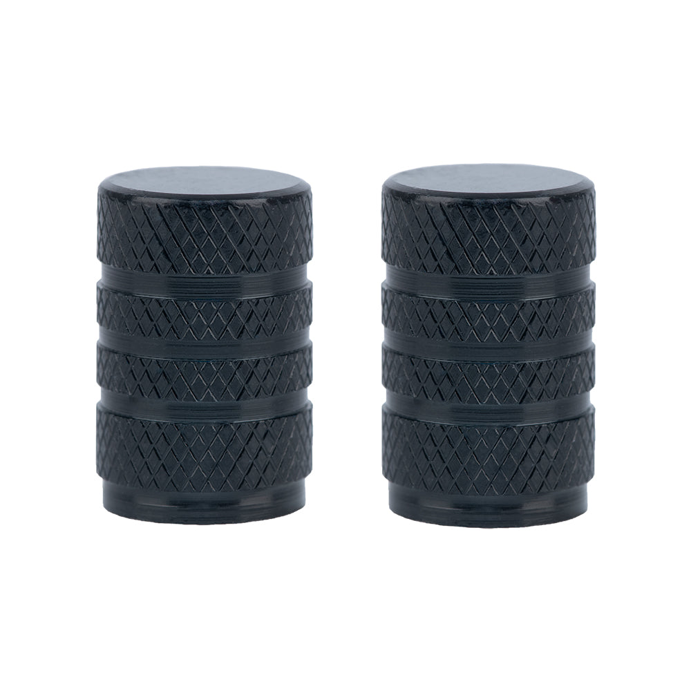 Oxford Valve Caps Black - ThrottleChimp