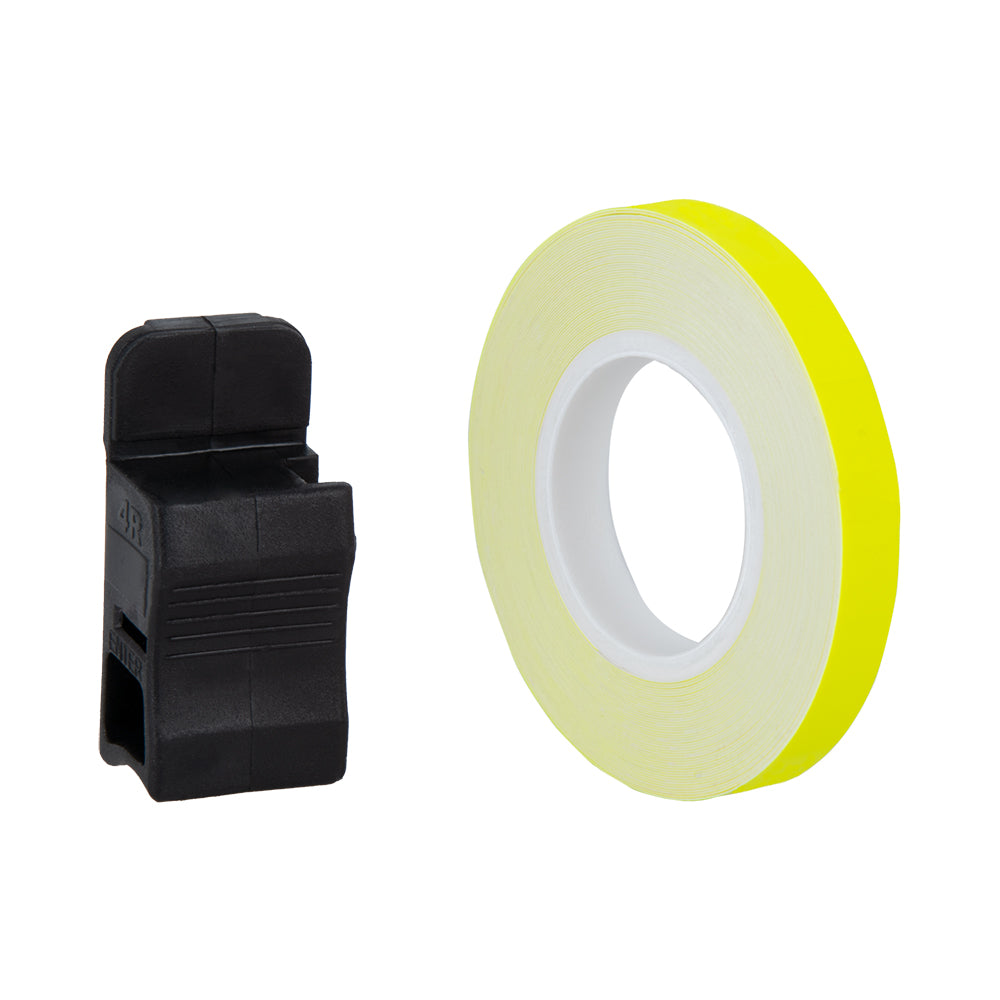 Oxford Wheel Stripes With Applicator Fluo Yellow - 7mm X 6m - ThrottleChimp