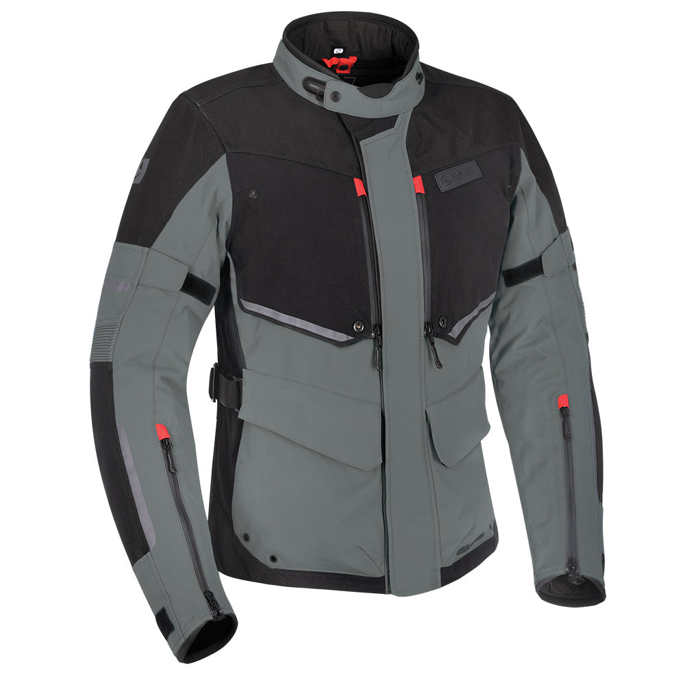 Oxford Mondial Advanced Textile Jacket Tech Grey - ThrottleChimp