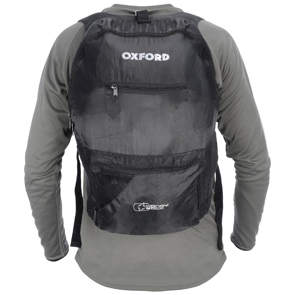 Oxford Handy Sack Backpack Black - 15 Litres FREE 1 YEAR Returns, FREE UK Delivery | ThrottleChimp