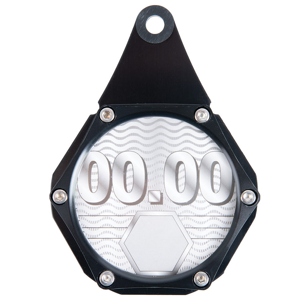 Oxford Hexagon Tax Disc Holder Black - 110 x 26mm - ThrottleChimp