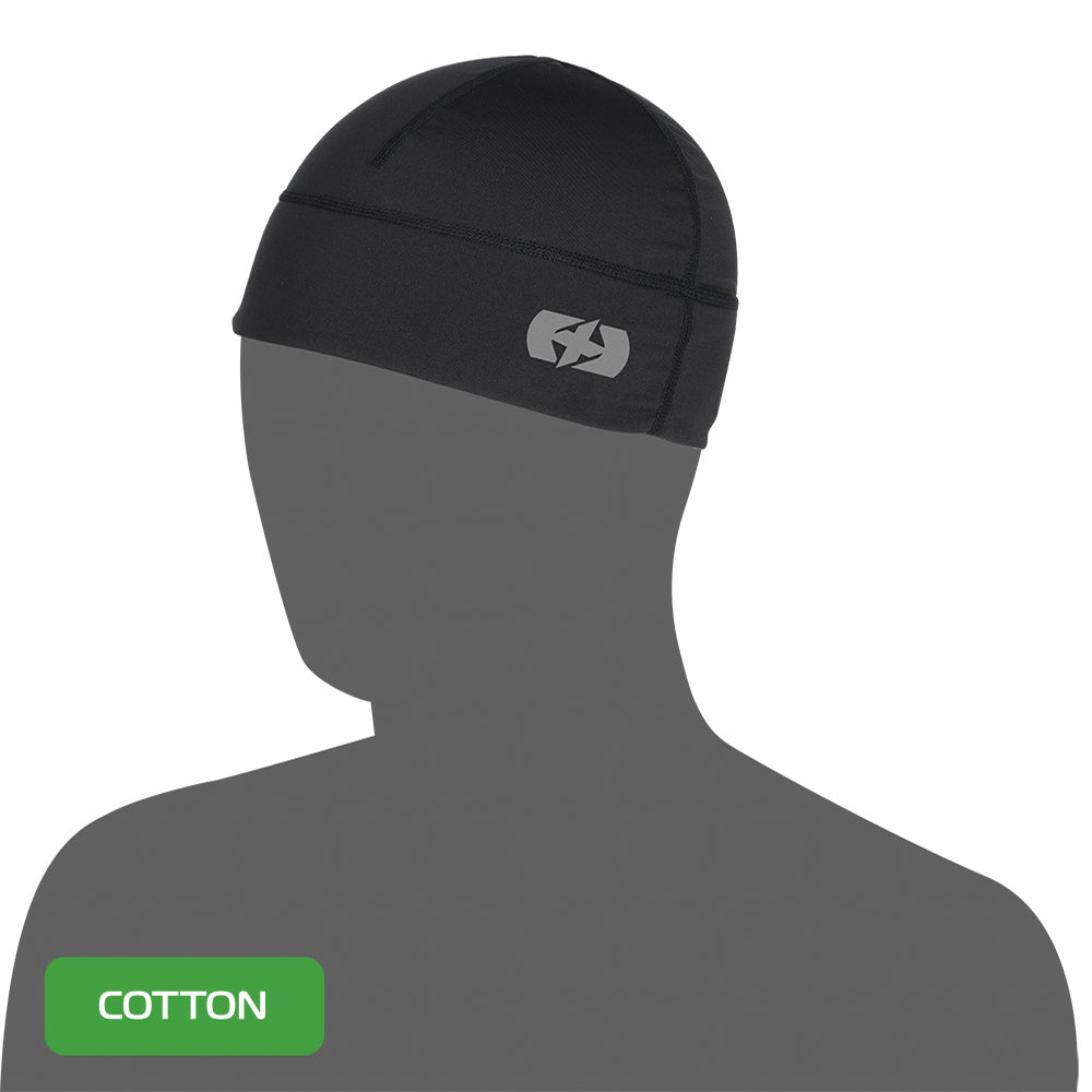 Oxford Skull Cap Cotton Black - Pack Of 2 FREE 1 YEAR Returns, FREE UK Delivery | ThrottleChimp