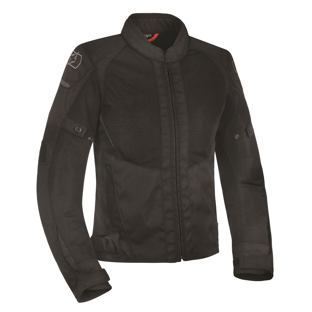 Oxford Iota 1.0 Air Ladies Textile Jacket Stealth Black - ThrottleChimp