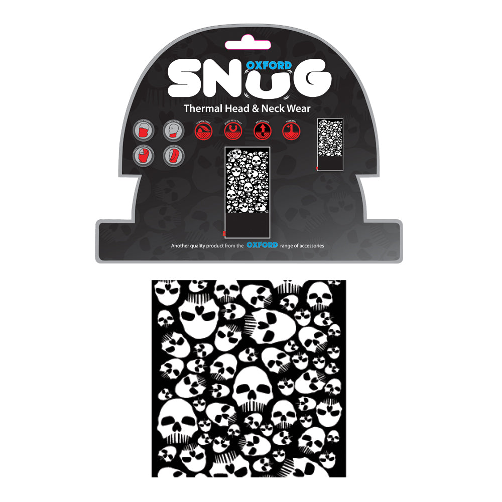 Oxford Snug Thermal Head & Neckwear Skulls - ThrottleChimp