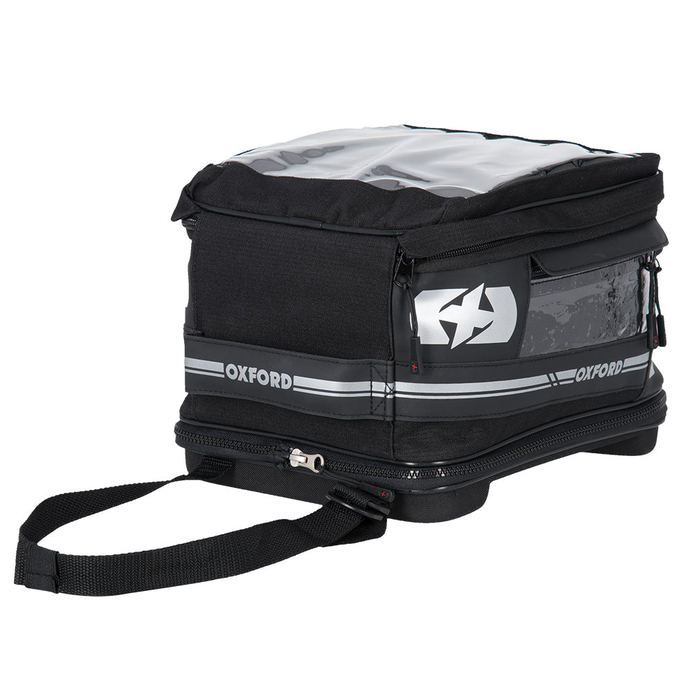 Oxford F1 Small Quick Release Tank Bag Black - 18 Litres - ThrottleChimp