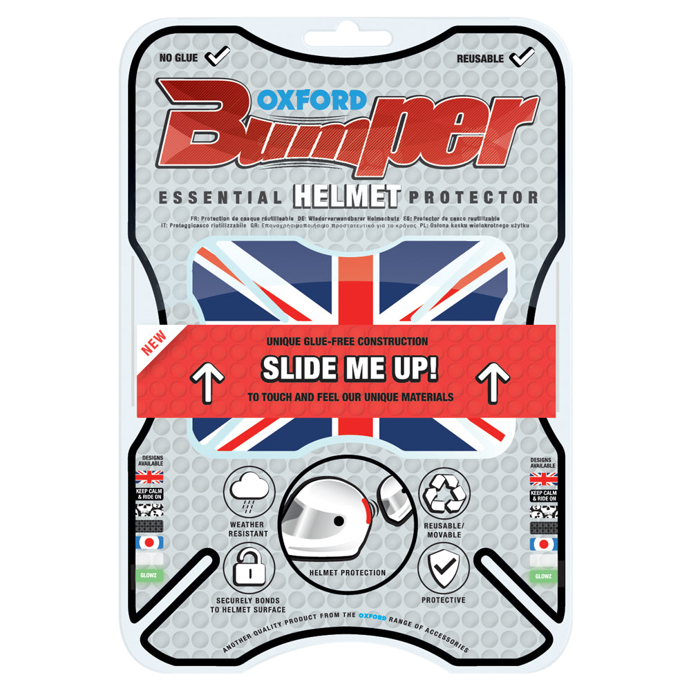 Oxford Union Jack Helmet Bumper - ThrottleChimp