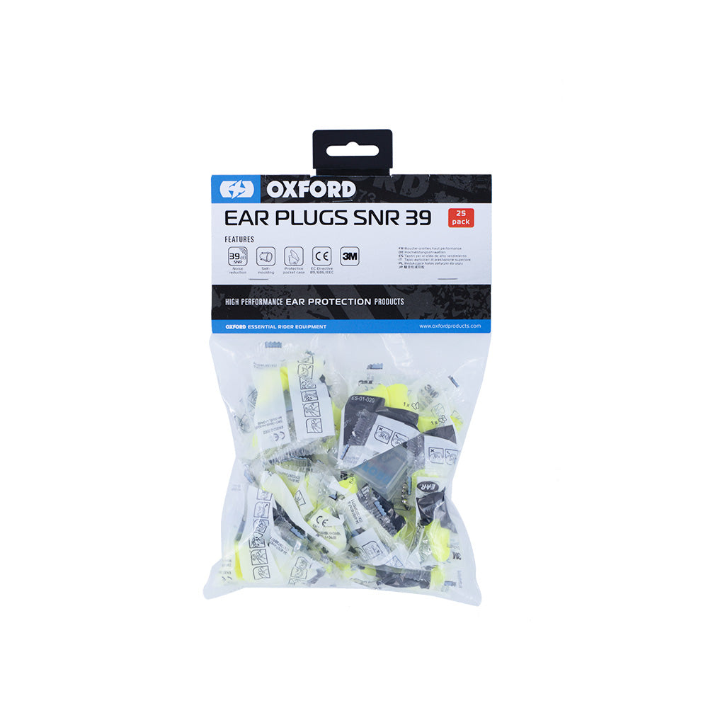 Oxford Ear Plugs SNR39 - Pairs Of 25 - ThrottleChimp