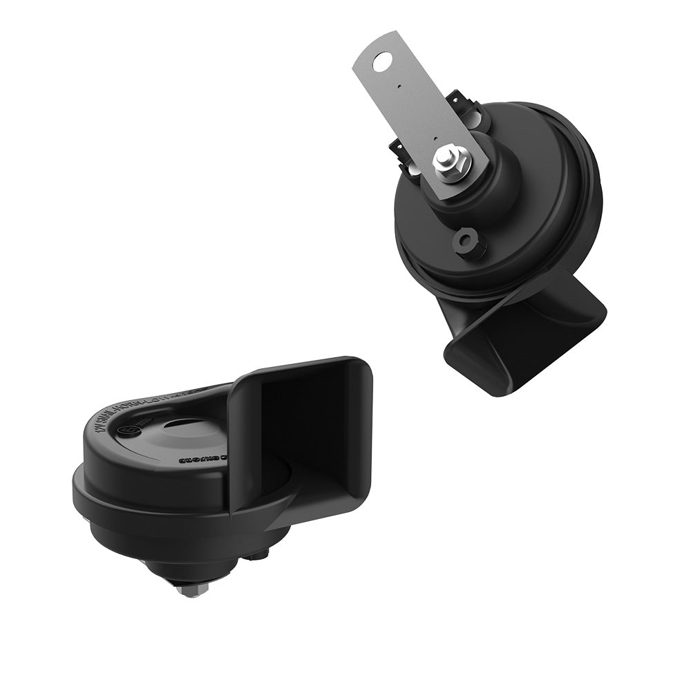 Oxford Foghorn 12V Horn Black (Image 2) - ThrottleChimp