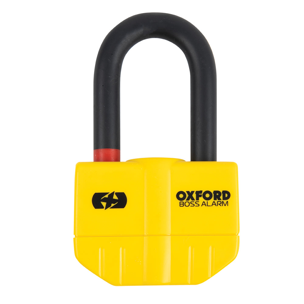 Oxford Boss Alarm Disc Lock Yellow - 14 mm (Image 2) - ThrottleChimp