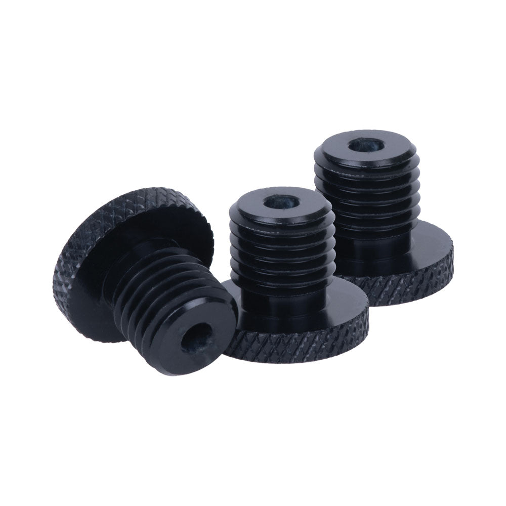 Oxford M8 Mirror Plugs Black - 8mm - Pack Of 3 - ThrottleChimp