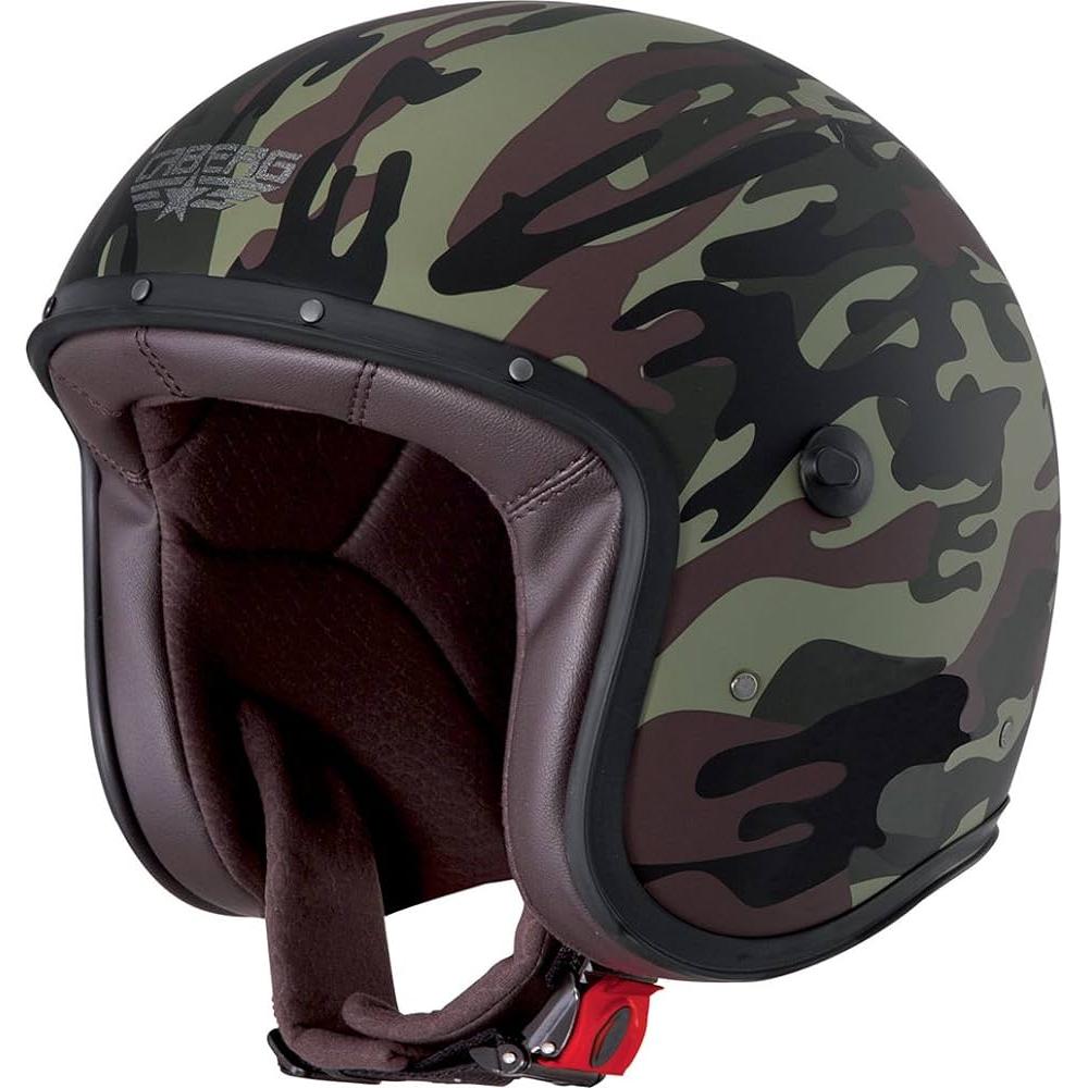 Caberg Freeride Commander Open Face Helmet Green Camo (Image 2) - ThrottleChimp