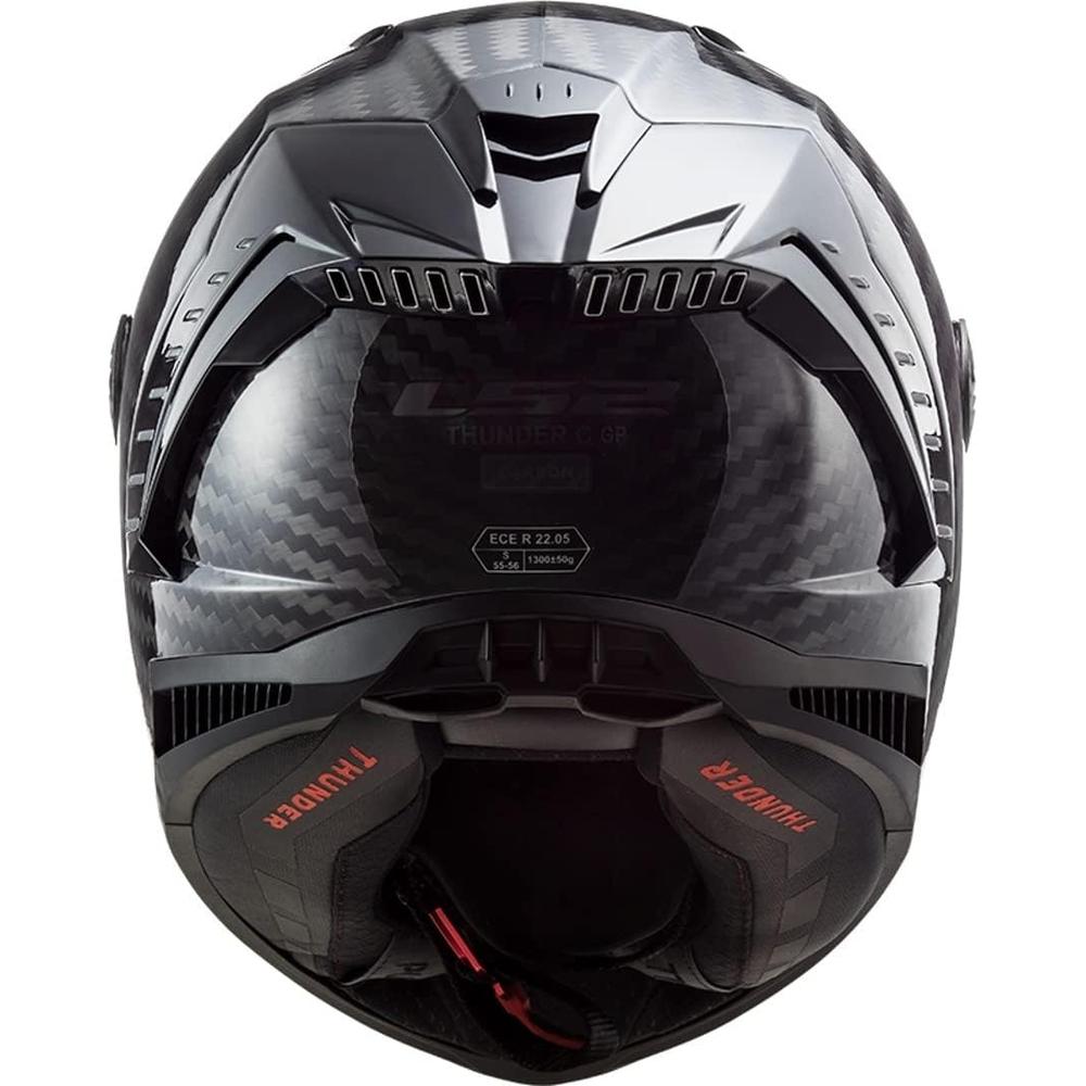 LS2 FF805 Thunder Carbon ECE 22.06 Full Face Helmet Gloss Carbon (Image 5) - ThrottleChimp