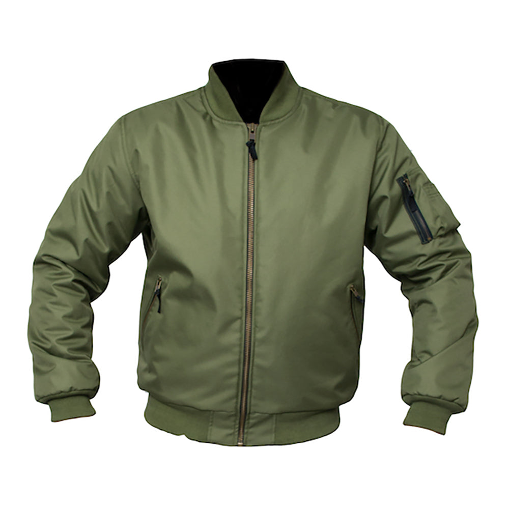 ARMR Bomber Aramid Jacket Olive - ThrottleChimp