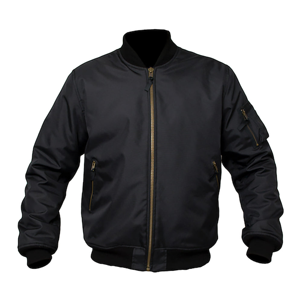 ARMR Bomber Aramid Jacket Black - ThrottleChimp