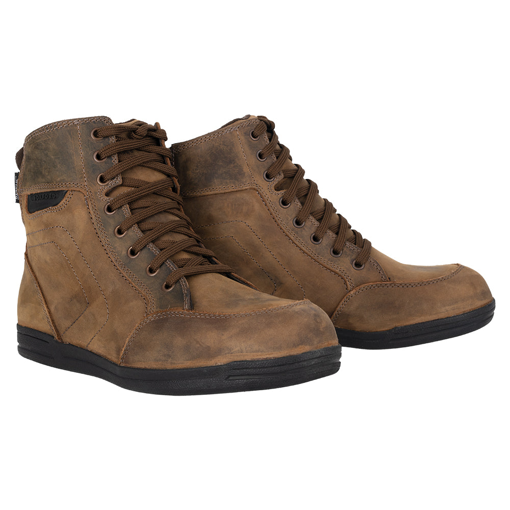 Oxford Kickback All Weather Boots Brown - ThrottleChimp